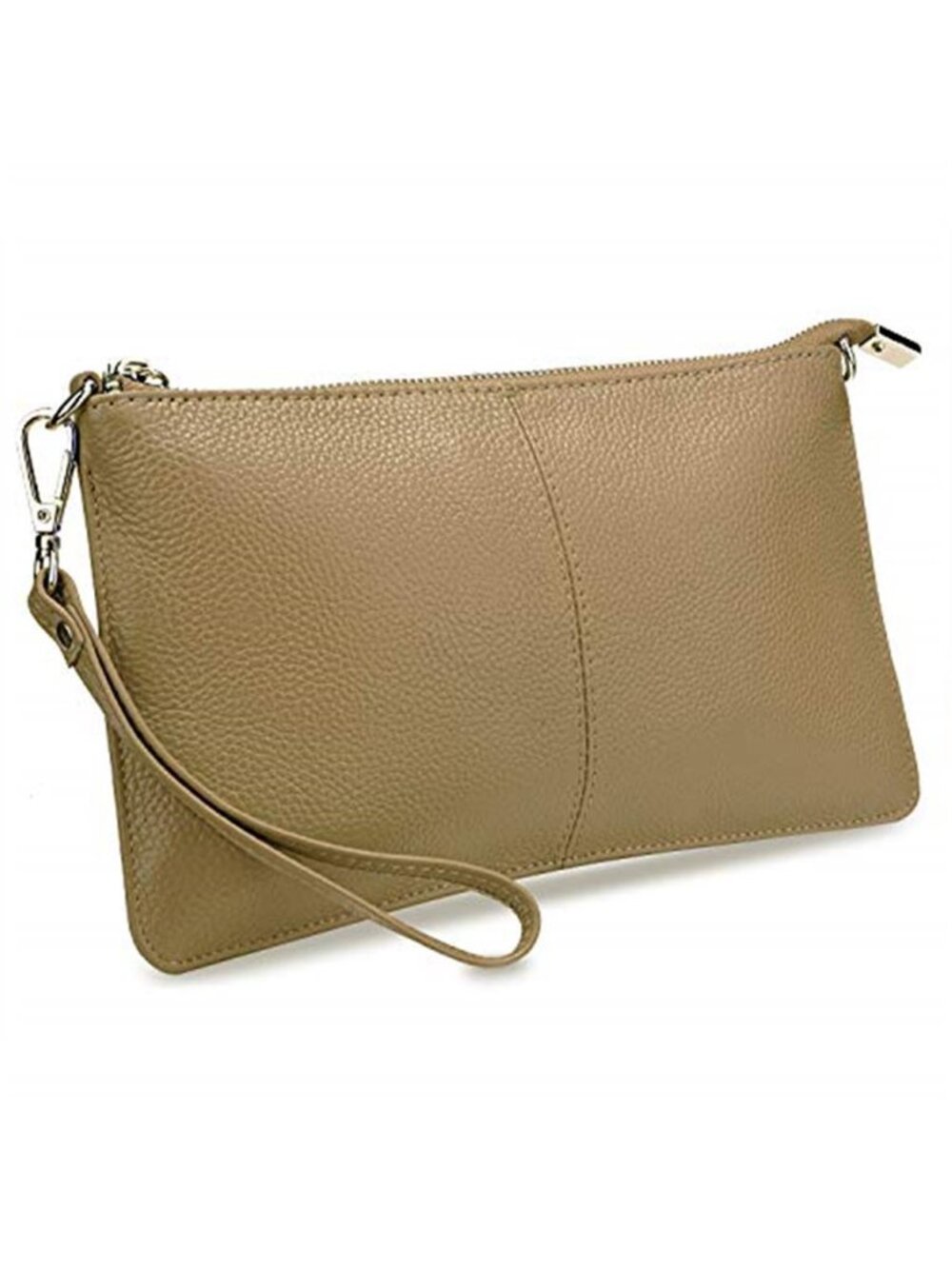 Womens Genuine Leather Crossbody Wristlet Clutch Purse Wallet Shoulder Bag
